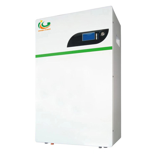 A 51.2V 200Ah Powerall wall-mounted LiFePO4 battery designed for home energy storage